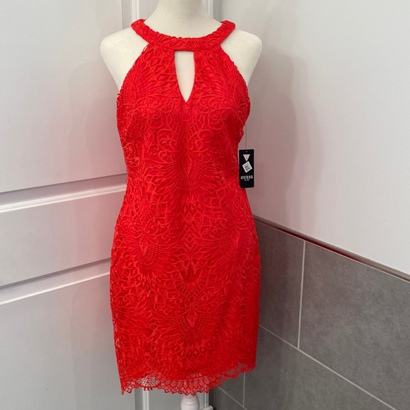 Guess Dresses & Skirts - Guess Red Sleeveless Dress